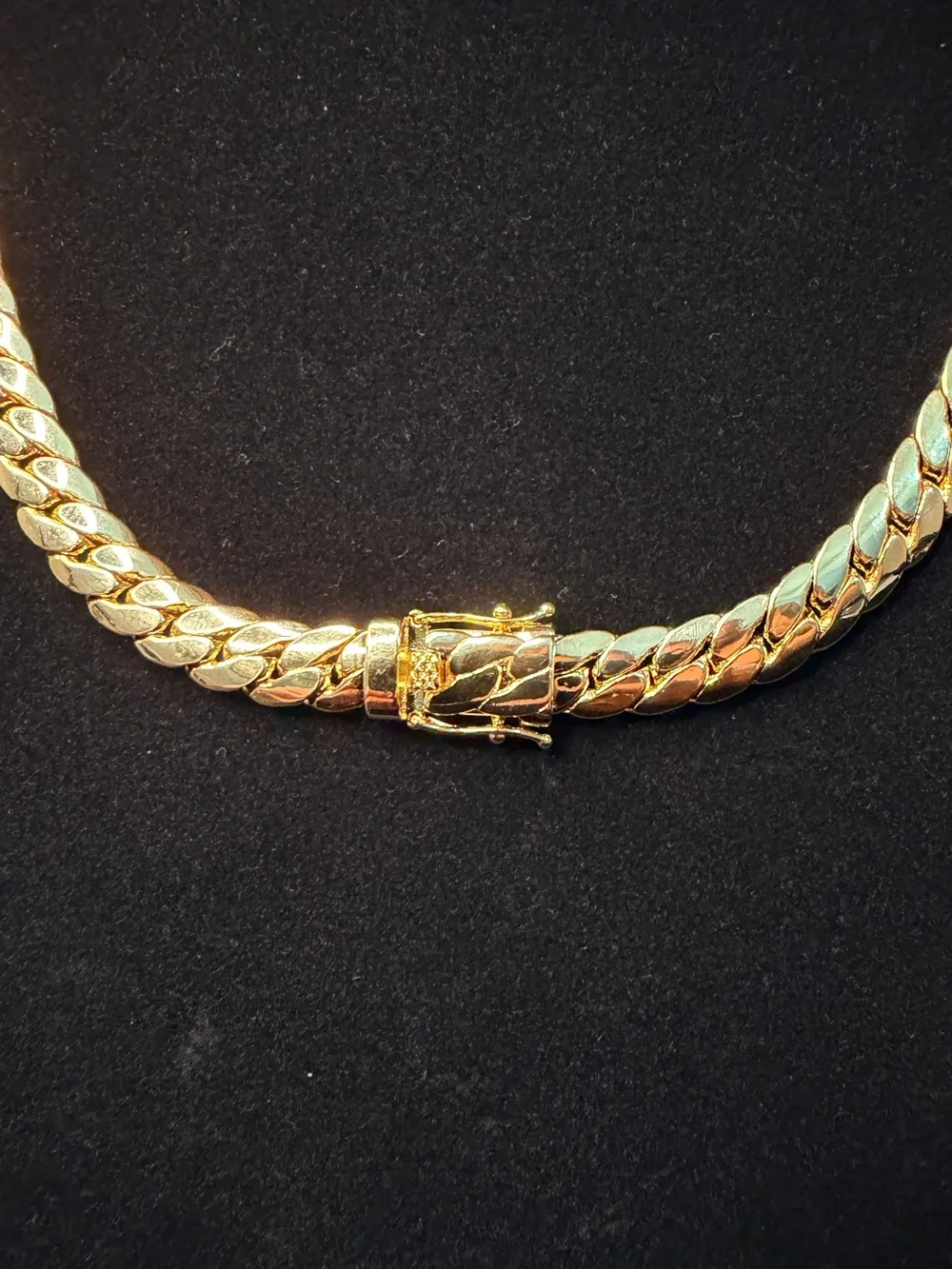 Miami Cuban 26in 9MM 14K Stamped Gold Filled Bracelet W/Box Lock BRAND NEW